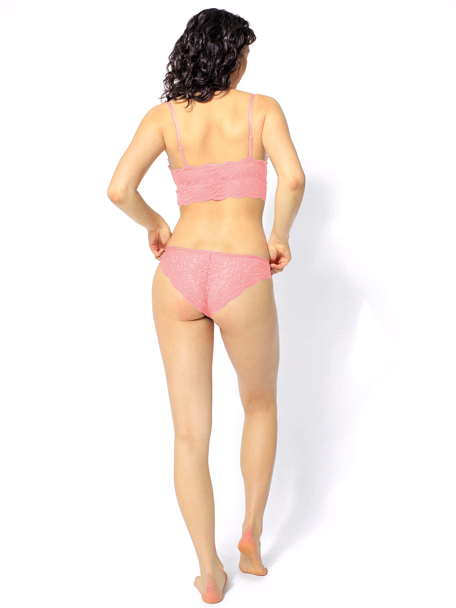 LACE BRALETTE SET, PINK