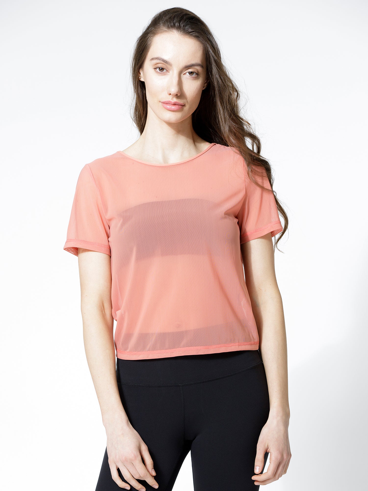 MESH TWIST TEE, CALIFORNIA MESH