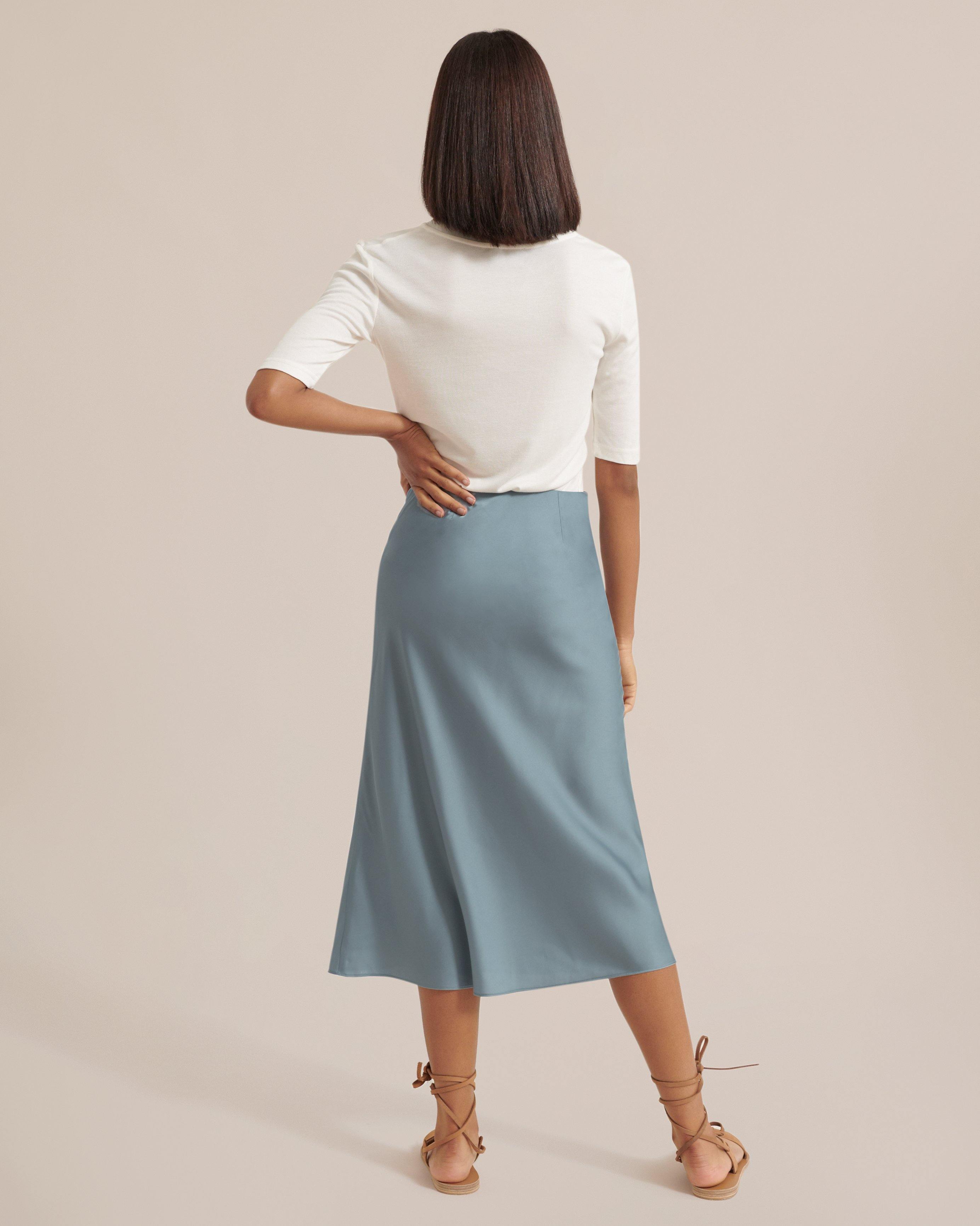 Dakota Satin Slip Skirt - souvikdeysample