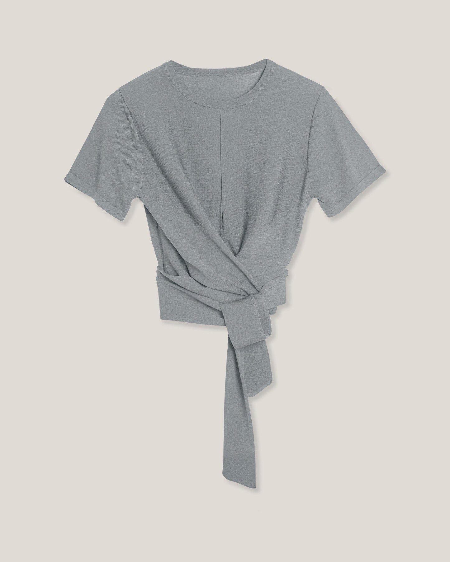 Jude Short-Sleeve Wrap Blouse - souvikdeysample