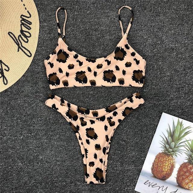 Snakeskin Bikini Women Swimwear Leopard Bikinis Sexy Biquini Swim Suit Push Up Swimsuit Female Beachwear Swimming Bikini Women - souvikdeysample