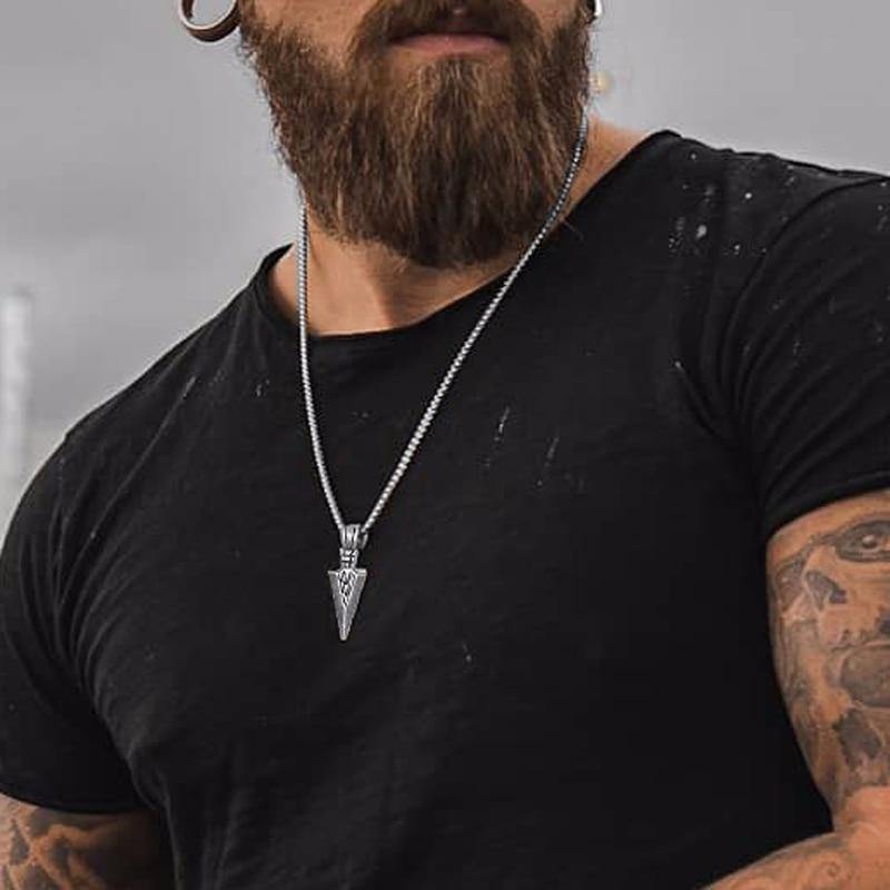 ARROWHEAD KUNAI PRIMAL NECKLACE - souvikdeysample