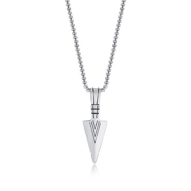 ARROWHEAD KUNAI PRIMAL NECKLACE - souvikdeysample