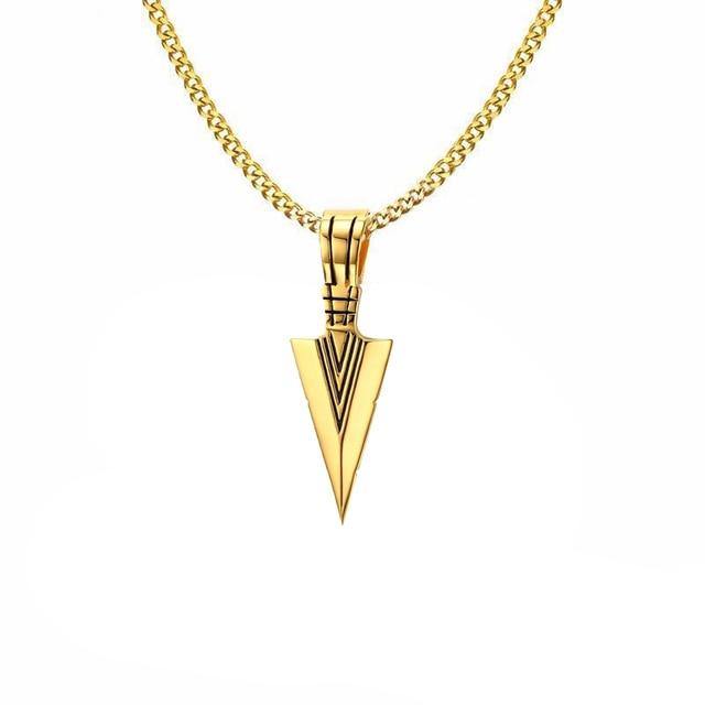 ARROWHEAD KUNAI PRIMAL NECKLACE - souvikdeysample