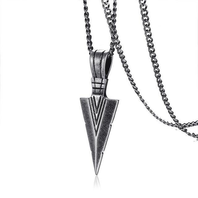 ARROWHEAD KUNAI PRIMAL NECKLACE - souvikdeysample