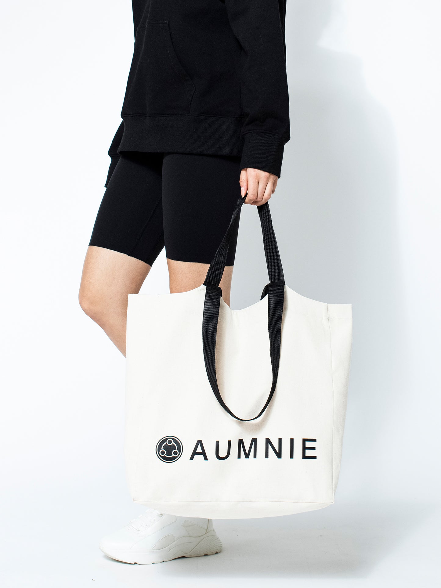 DUAL HANDLE TOTE, BEIGE