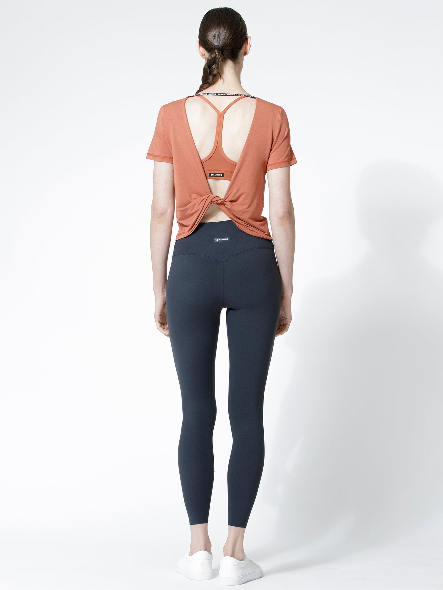 MODAL TWIST TEE, CLAY