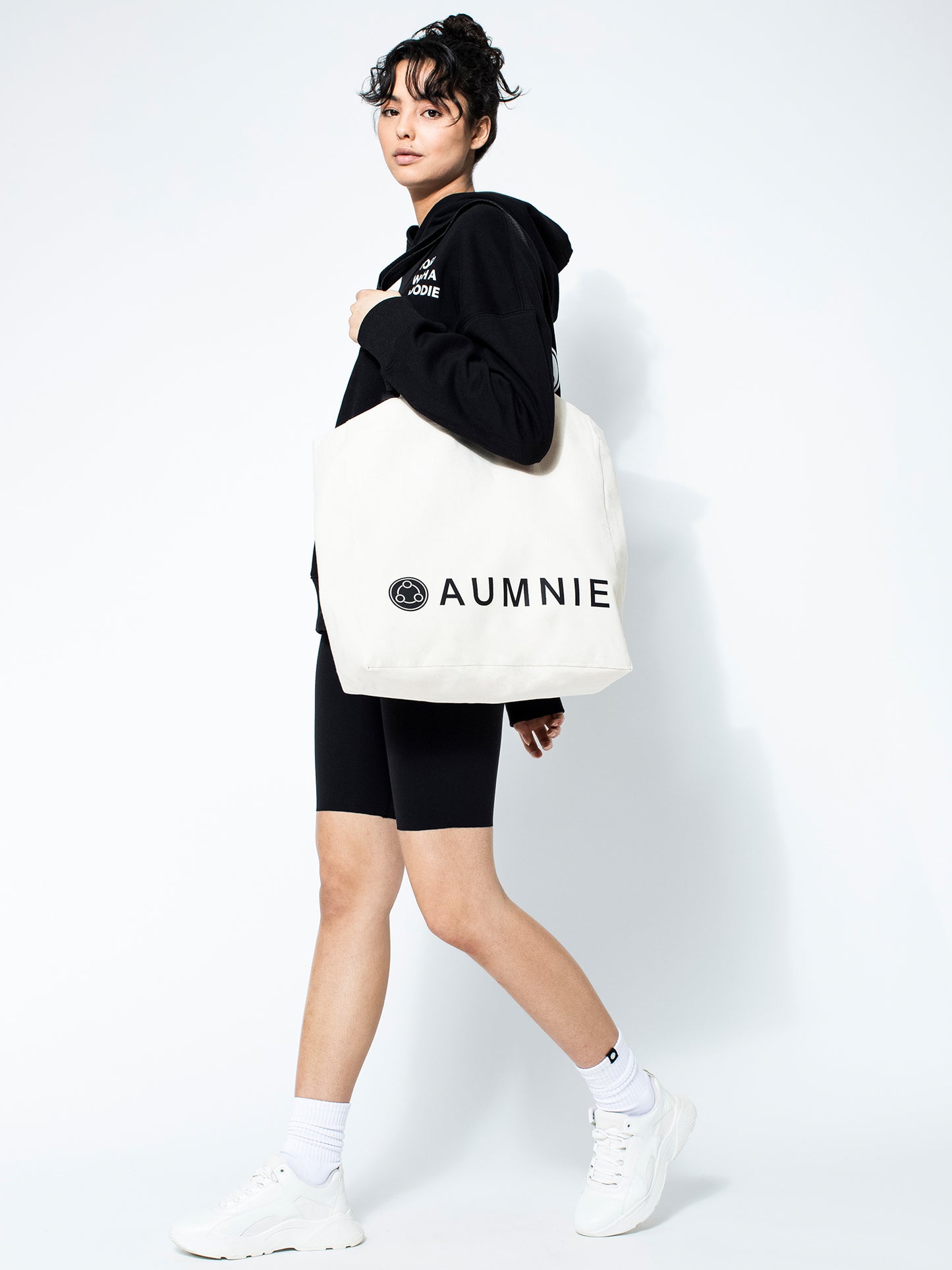 DUAL HANDLE TOTE, BEIGE