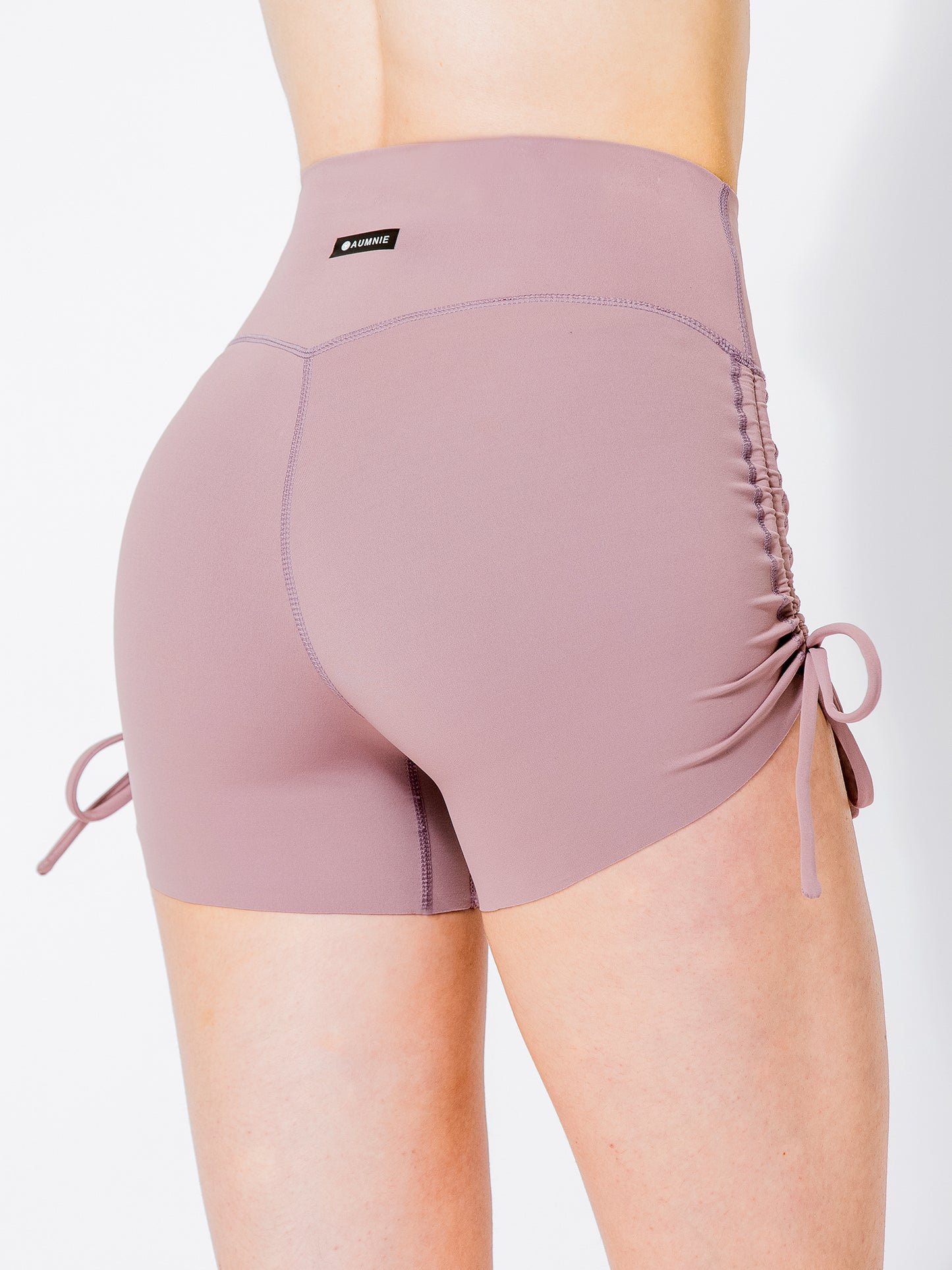 NUDE TENNIS SKIRT SHORTS, ASH MAUVE