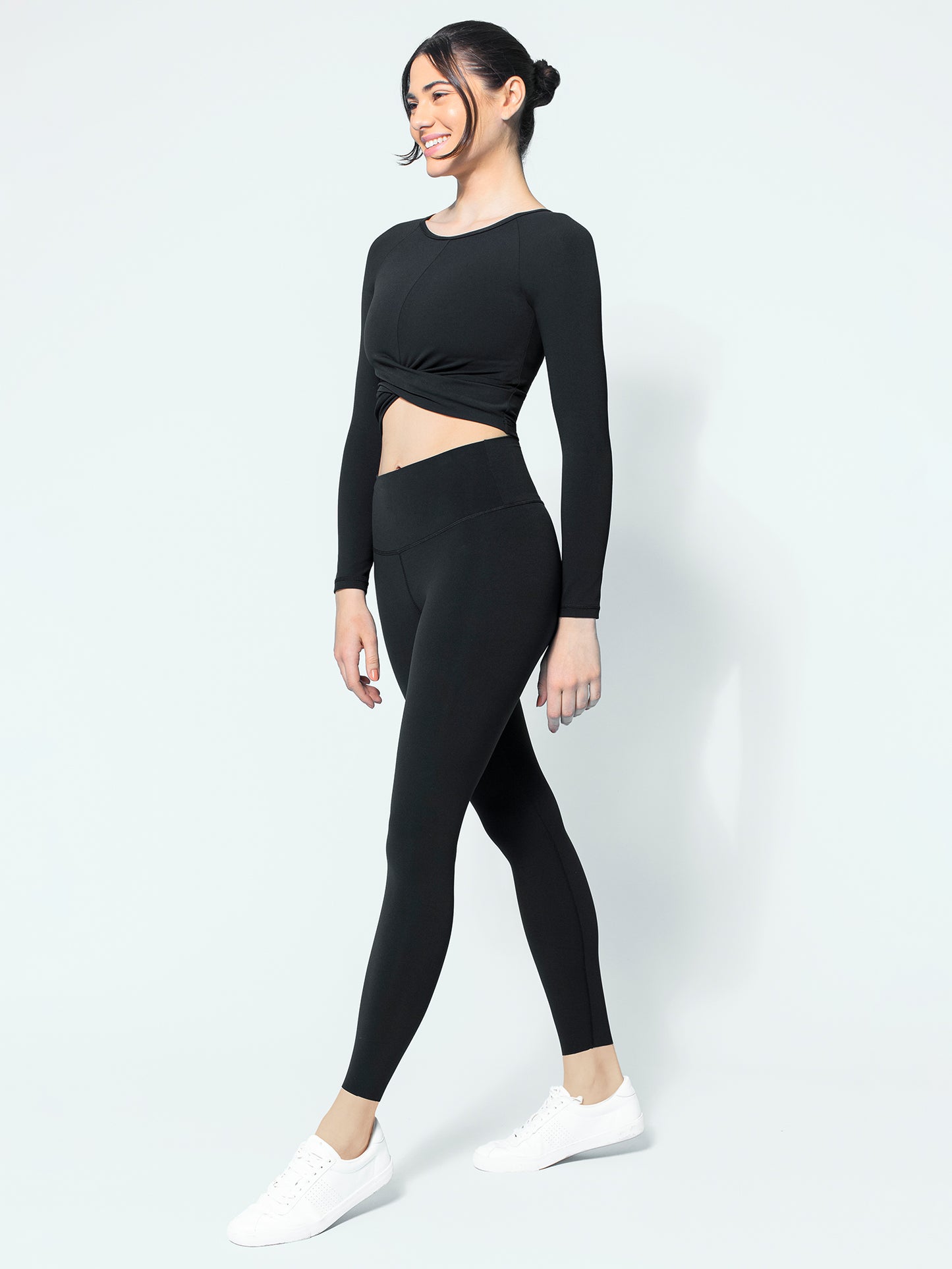 NUDE SHAPE PANTS, BLACK