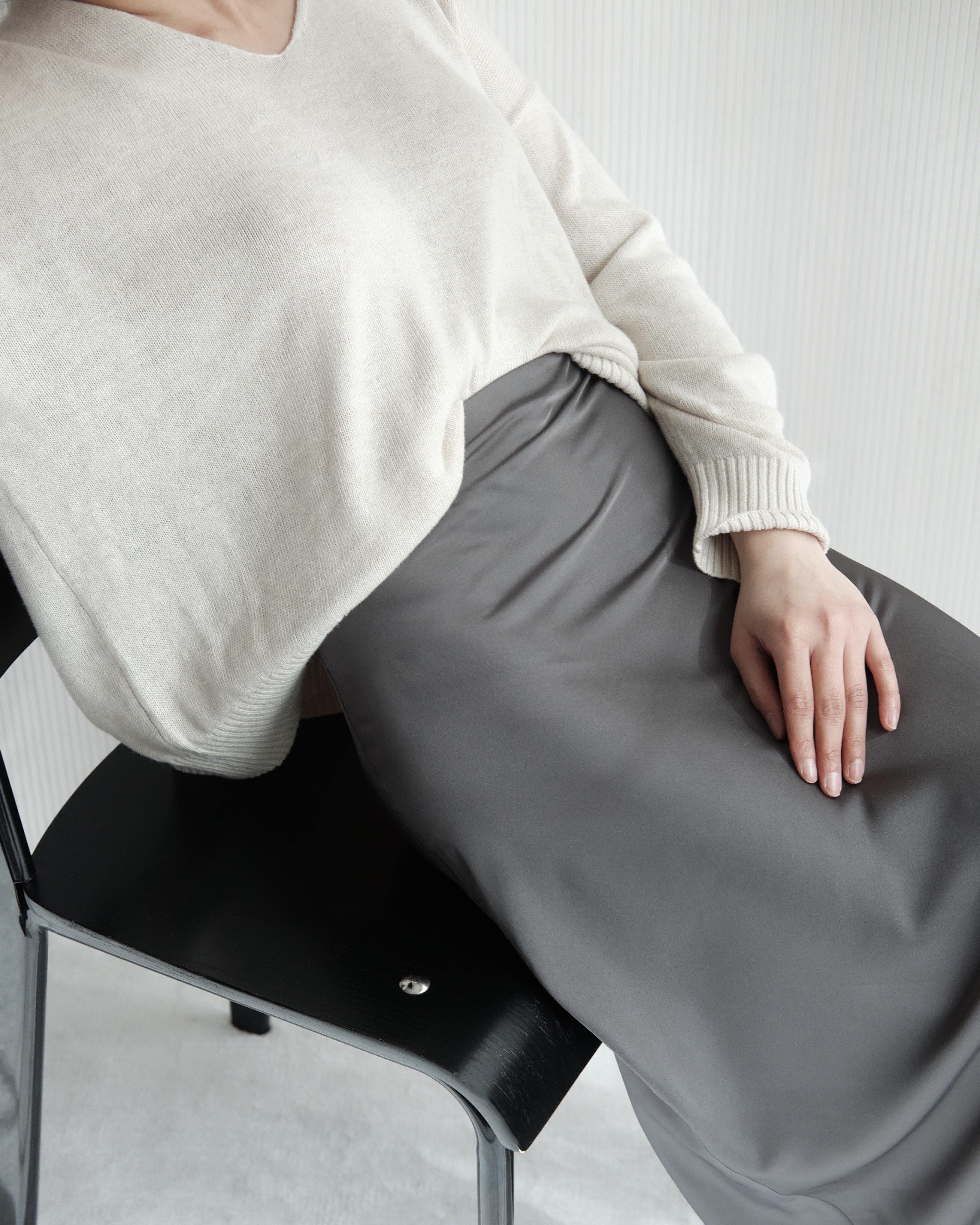 Dakota Satin Slip Skirt - souvikdeysample