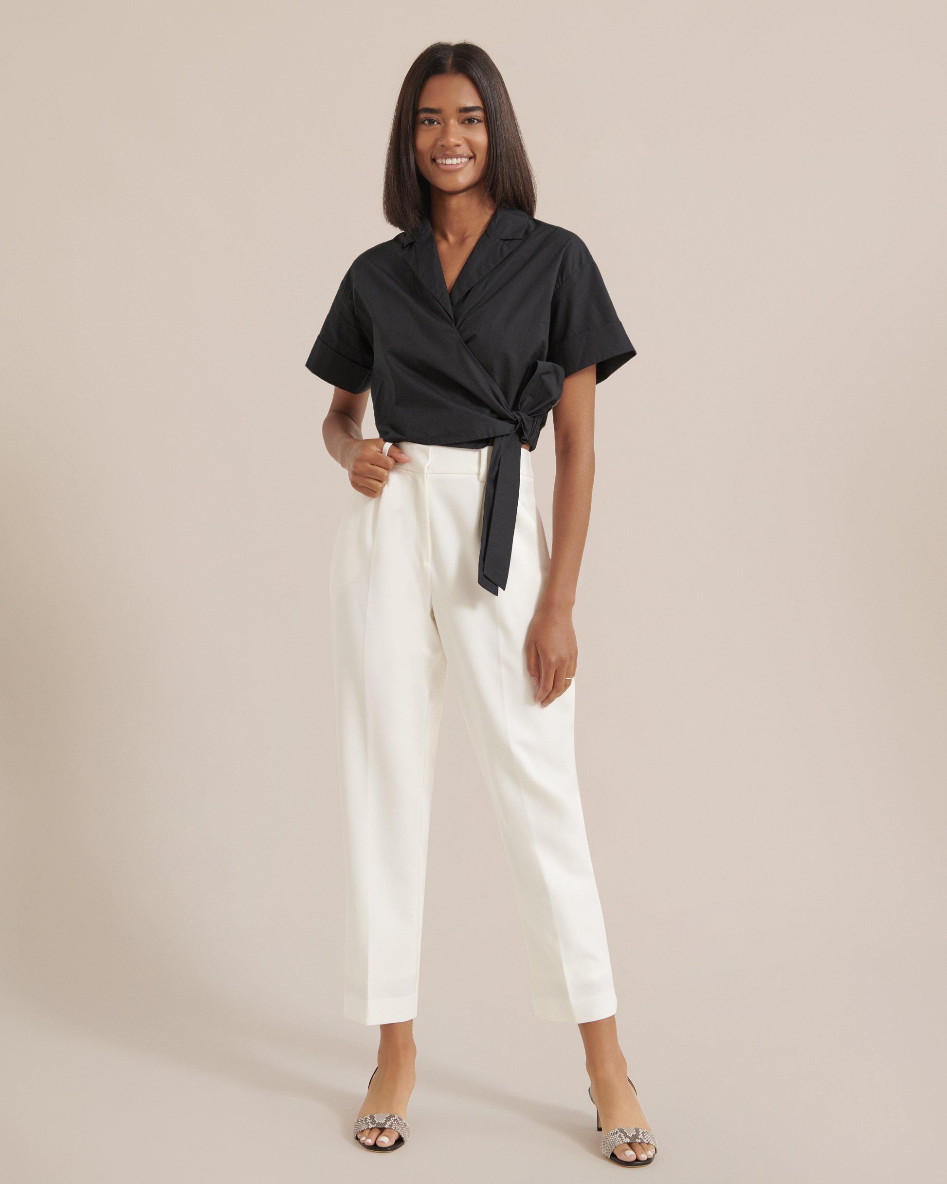 Selma Tapered-Leg Trousers - souvikdeysample