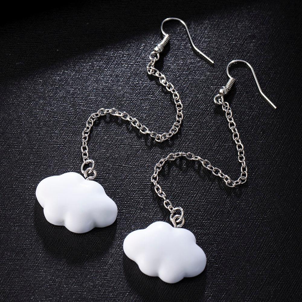 Fashion Korea Style White Dangling - souvikdeysample