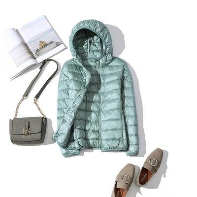 2019 New Brand 90% White Duck Down Jacket Women Autumn Winter Warm Coat Lady Ultralight Duck Down Jacket Female Windproof Parka - souvikdeysample