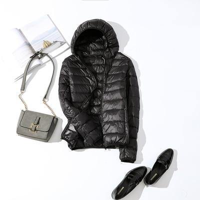 2019 New Brand 90% White Duck Down Jacket Women Autumn Winter Warm Coat Lady Ultralight Duck Down Jacket Female Windproof Parka - souvikdeysample