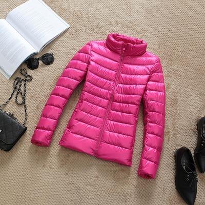 2019 New Brand 90% White Duck Down Jacket Women Autumn Winter Warm Coat Lady Ultralight Duck Down Jacket Female Windproof Parka - souvikdeysample