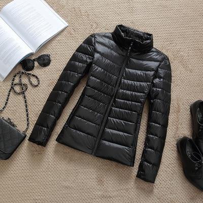 2019 New Brand 90% White Duck Down Jacket Women Autumn Winter Warm Coat Lady Ultralight Duck Down Jacket Female Windproof Parka - souvikdeysample