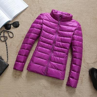 2019 New Brand 90% White Duck Down Jacket Women Autumn Winter Warm Coat Lady Ultralight Duck Down Jacket Female Windproof Parka - souvikdeysample