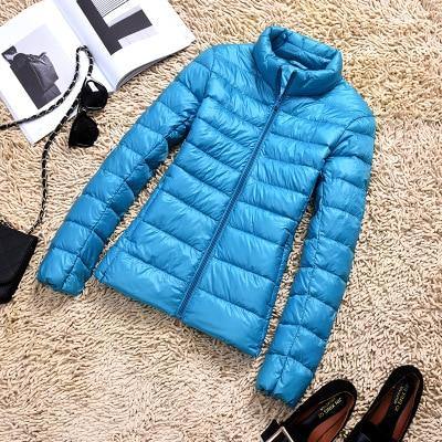 2019 New Brand 90% White Duck Down Jacket Women Autumn Winter Warm Coat Lady Ultralight Duck Down Jacket Female Windproof Parka - souvikdeysample
