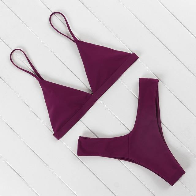 OMKAGI Brand Swimwear Women Swimsuit Sexy Push Up Micro Bikinis Set Swimming Bathing Suit Beachwear Summer Brazilian Bikini 2019 - souvikdeysample