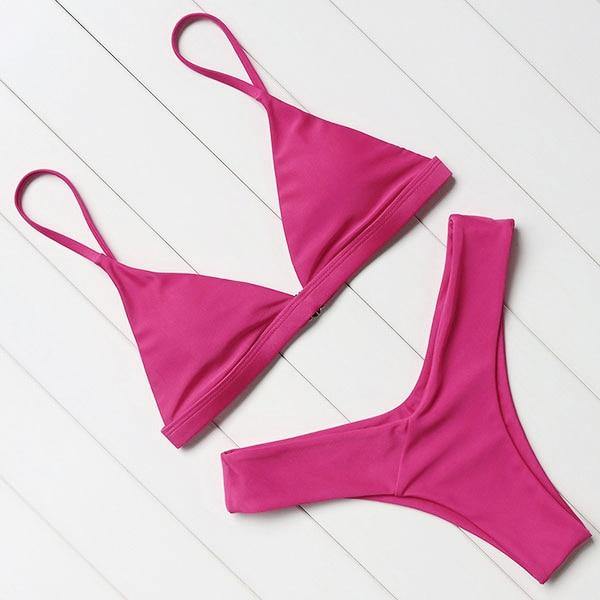 OMKAGI Brand Swimwear Women Swimsuit Sexy Push Up Micro Bikinis Set Swimming Bathing Suit Beachwear Summer Brazilian Bikini 2019 - souvikdeysample