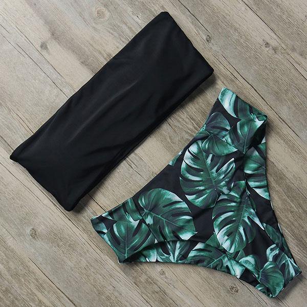 RUUHEE Bandage Bikini Swimwear Women Swimsuit High Waist Bikini Set 2020 Bathing Suit Push Up Maillot De Bain Femme Beachwear - souvikdeysample