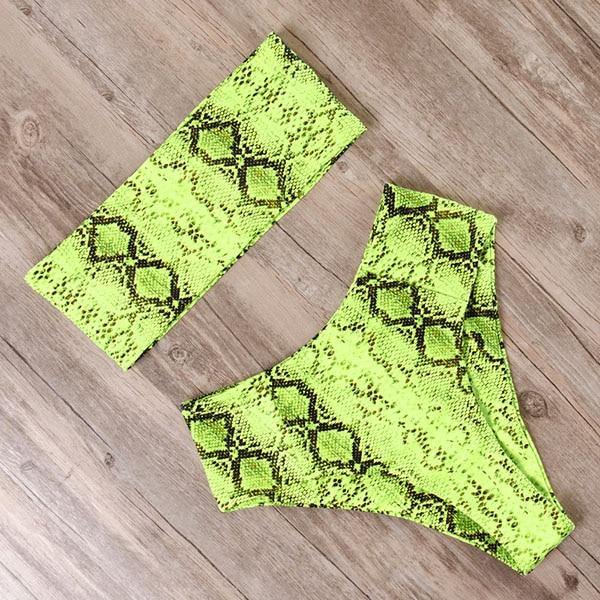 RUUHEE Bandage Bikini Swimwear Women Swimsuit High Waist Bikini Set 2020 Bathing Suit Push Up Maillot De Bain Femme Beachwear - souvikdeysample