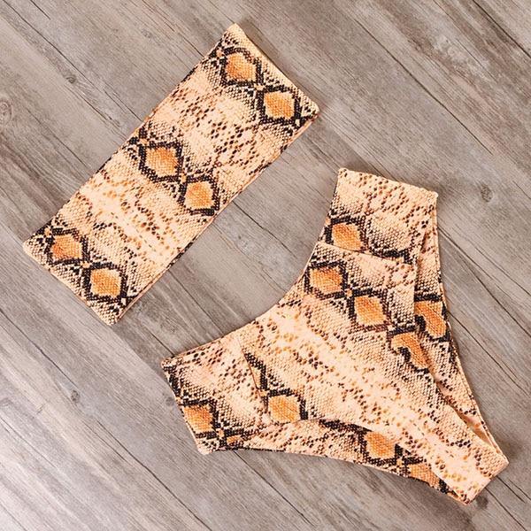 RUUHEE Bandage Bikini Swimwear Women Swimsuit High Waist Bikini Set 2020 Bathing Suit Push Up Maillot De Bain Femme Beachwear - souvikdeysample