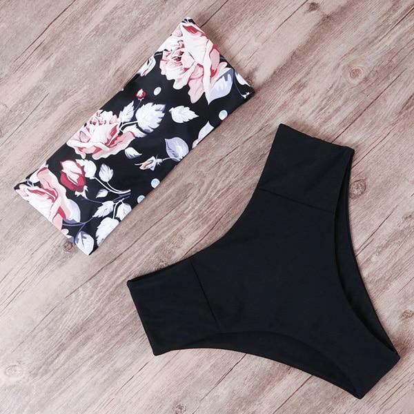 RUUHEE Bandage Bikini Swimwear Women Swimsuit High Waist Bikini Set 2020 Bathing Suit Push Up Maillot De Bain Femme Beachwear - souvikdeysample