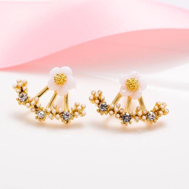 Korean White Acrylic Flower - souvikdeysample