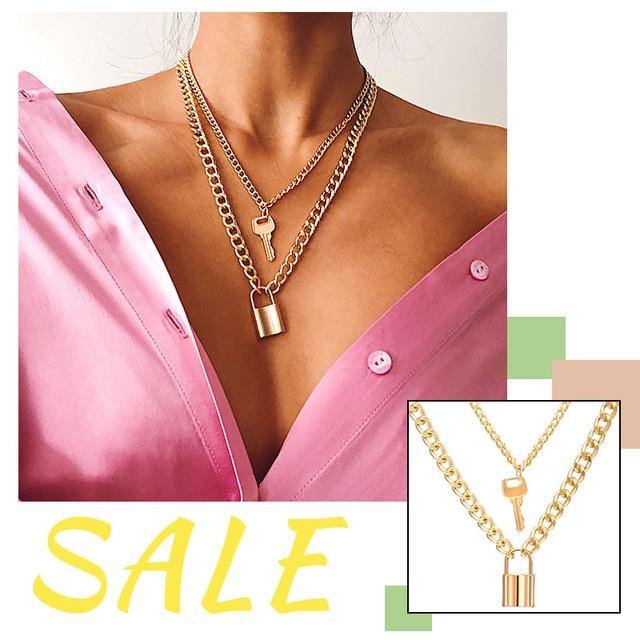 VKME Vintage Multi-layer Chains Necklaces - souvikdeysample