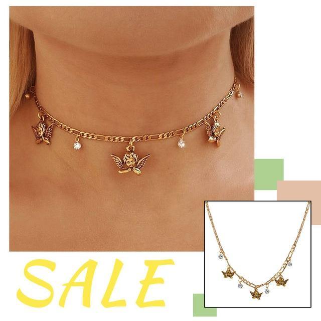 VKME Vintage Multi-layer Chains Necklaces - souvikdeysample