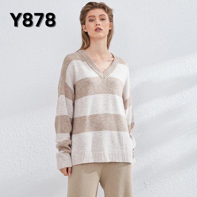 Aachoae Autumn Winter Women Knitted Turtleneck Cashmere Sweater 2020 Casual Basic Pullover Jumper Batwing Long Sleeve Loose Tops - souvikdeysample
