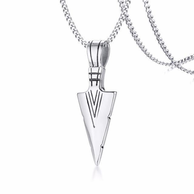 ARROWHEAD KUNAI PRIMAL NECKLACE - souvikdeysample